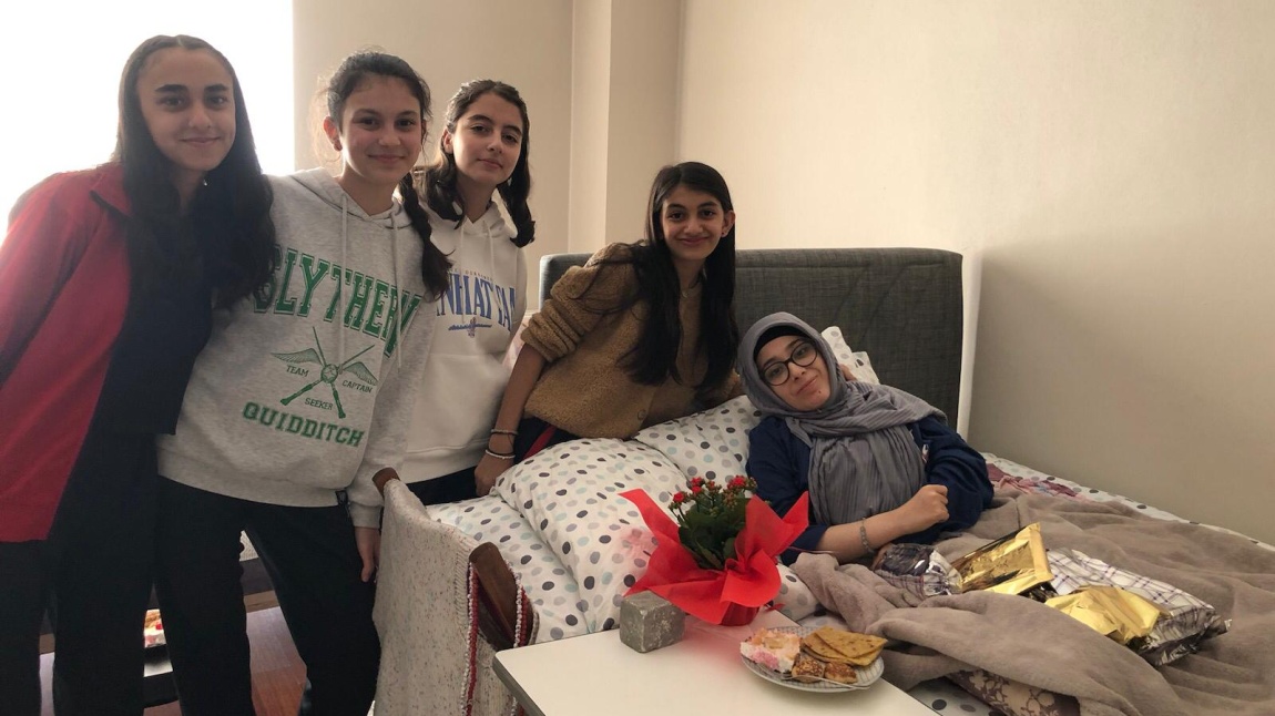 ÇEDES projesi sabır konusunda engelli öğrencimize ev ziyareti yapıldı