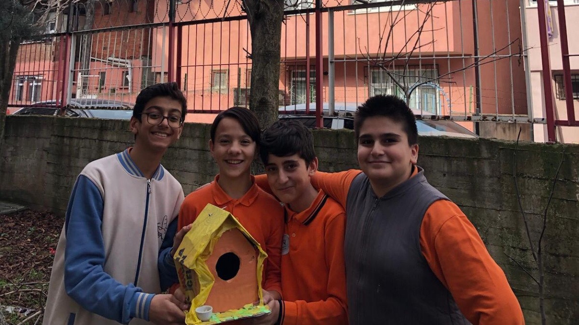 ÇEDES projesi kapsamında-Yardımseverlik ve merhamet konulu kuş evi projesi
